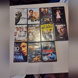12 DVD Movies 11 are sealed 1 is open